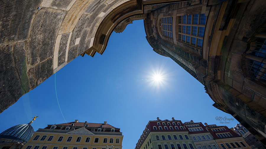 Bild Dresden Blick Frauenkirche © HD-Graphy.de