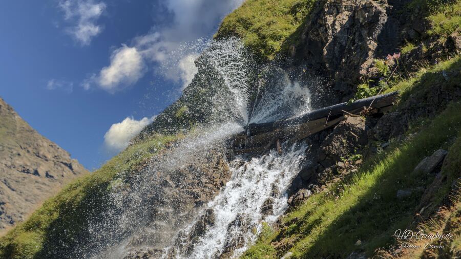 Großglockner geplatzte Wasserleitung © HD-Graphy.de