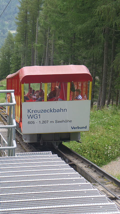 Bild Standseilbahn Kreuzeckbahn Mölltal in Kärnten © HD-Graphy.de